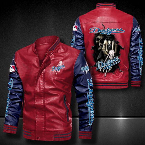 Los Angeles Dodgers Leather Bomber Jacket