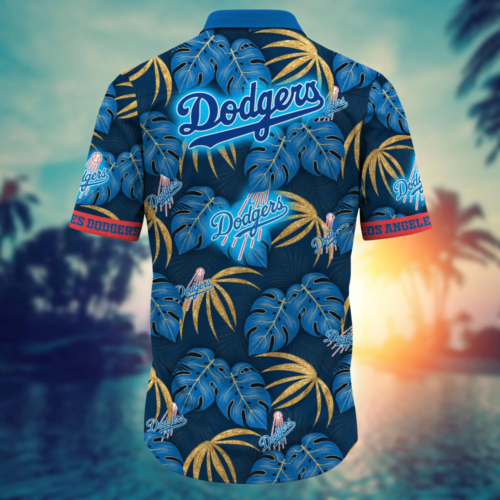 Los Angeles Dodgers MLB Flower Hawaii Shirt   For Fans, Summer Football Shirts