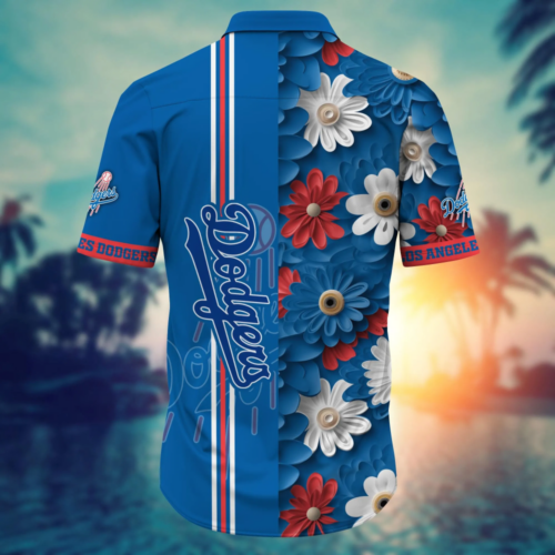 Los Angeles Dodgers MLB Flower Hawaii Shirt And Tshirt For Fans, Summer Football Shirts