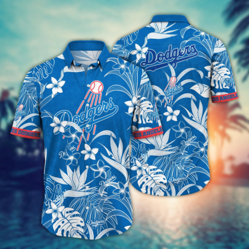 Los Angeles Dodgers MLB Flower Hawaii Shirt  For Fans, Summer Football Shirts