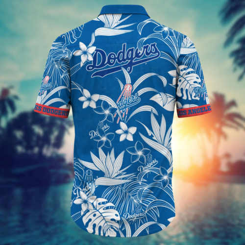 Los Angeles Dodgers MLB Flower Hawaii Shirt  For Fans, Summer Football Shirts