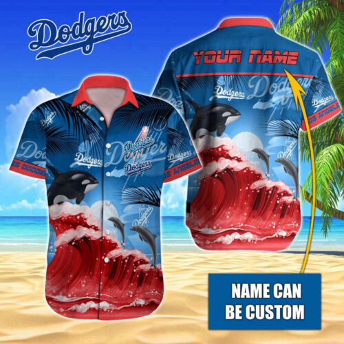 Los Angeles Dodgers MLB-Hawaiian Shirt Custom  For Men Women