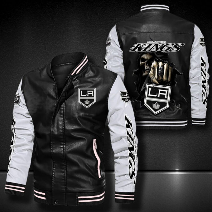 Los Angeles Kings Leather Bomber Jacket