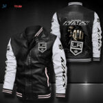 Los Angeles Kings Leather Bomber Jacket