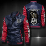 Los Angeles Kings Leather Bomber Jacket