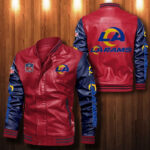 Los Angeles Rams Leather Bomber Jacket