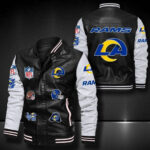 Los Angeles Rams Leather Bomber Jacket