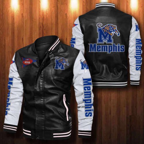 Memphis Tigers Leather Bomber Jacket