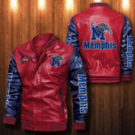 Memphis Tigers Leather Bomber Jacket