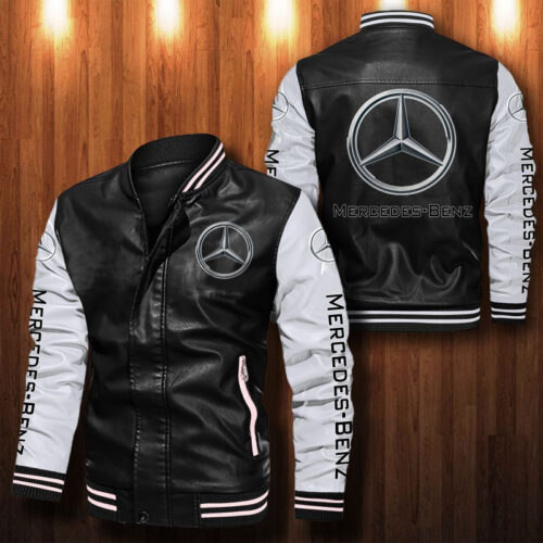 Mercedes-Benz Leather Bomber Jacket
