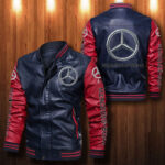 Mercedes-Benz Leather Bomber Jacket