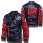 Mercury Marine Leather Bomber Jacket