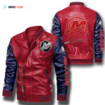 Mercury Marine Leather Bomber Jacket