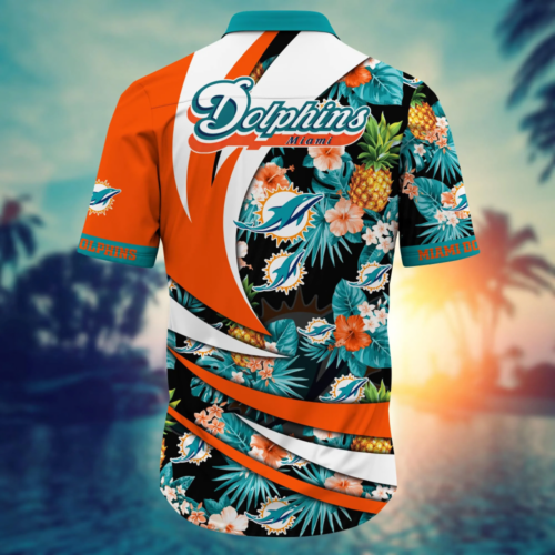 Miami Dolphins NFL Flower Hawaii Shirt  For Fans, Summer Football Shirts