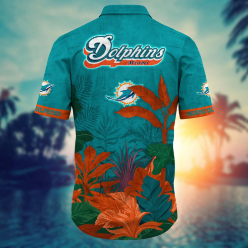 Miami Dolphins NFL Flower Hawaii Shirt  For Fans, Summer Football Shirts