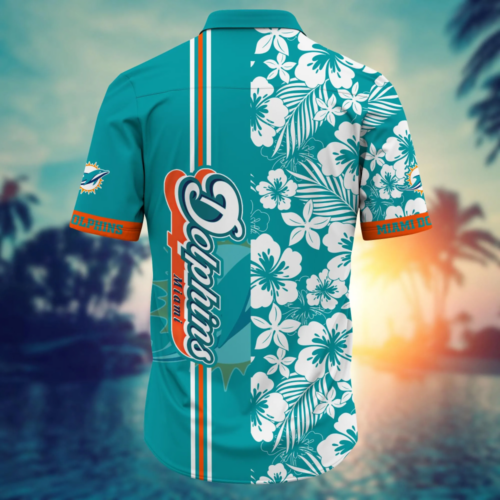 Miami Dolphins NFL Flower Hawaii Shirt  For Fans, Summer Football Shirts