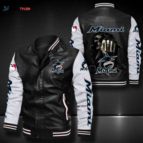 New Orleans Saints Leather Bomber Jacket
