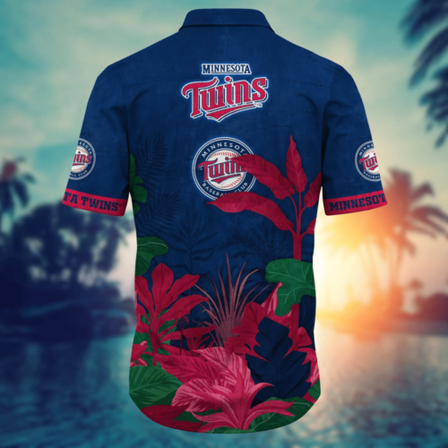 Minnesota Twins MLB Flower Hawaii Shirt   For Fans, Summer Football Shirts  For Men Women