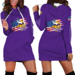 Minnesota Vikings Hoodie Dress For Women