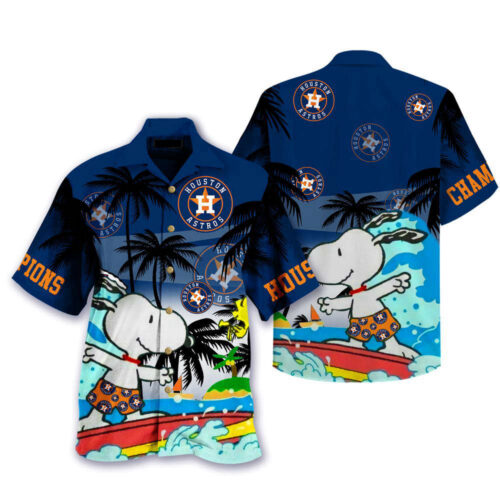 MLB Houston Astros (Snoopy) Hawaiian Shirt For Men And Women