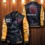 Montreal Alouettes Leather Bomber Jacket