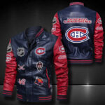 Montreal Canadiens Leather Bomber Jacket