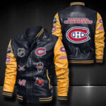 Montreal Canadiens Leather Bomber Jacket