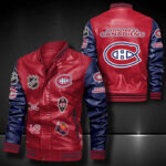 Montreal Canadiens Leather Bomber Jacket