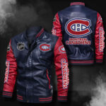 Montreal Canadiens Leather Bomber Jacket