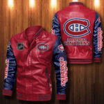 Montreal Canadiens Leather Bomber Jacket