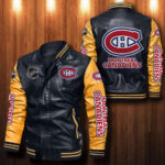 Montreal Canadiens Leather Bomber Jacket