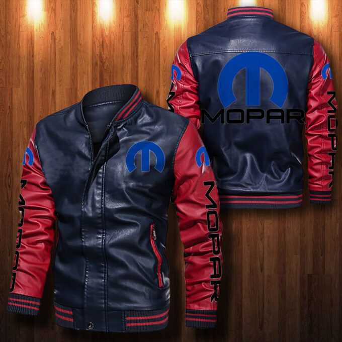 Mopar Leather Bomber Jacket