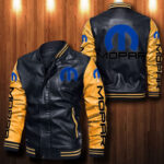 Mopar Leather Bomber Jacket