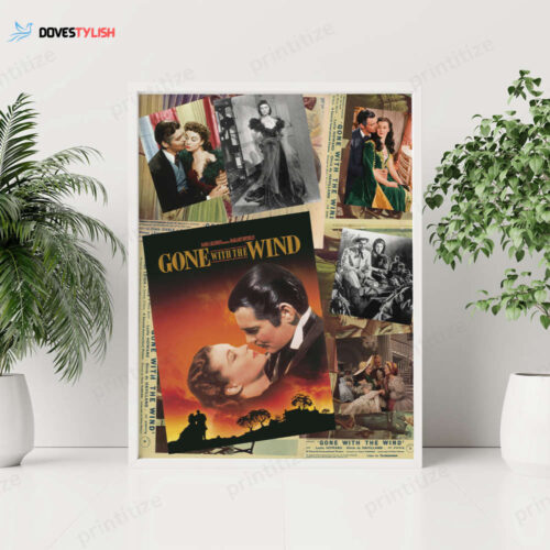 Movies Tv Shows Gone With The Wind 1939 Fleece Poster