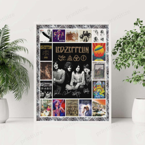 Music Led Zeppelin Fleece Poster