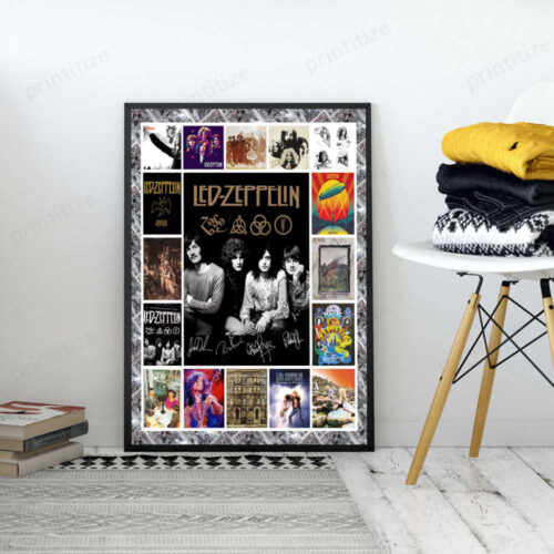 Music Led Zeppelin Fleece Poster