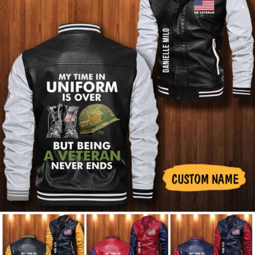 Tampa Bay Buccaneers Leather Bomber Jacket