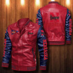 Nebraska Cornhuskers Leather Bomber Jacket