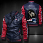 New England Patriots Leather Bomber Jacket