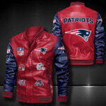 New England Patriots Leather Bomber Jacket