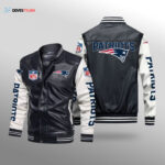 New England Patriots Leather Bomber Jacket