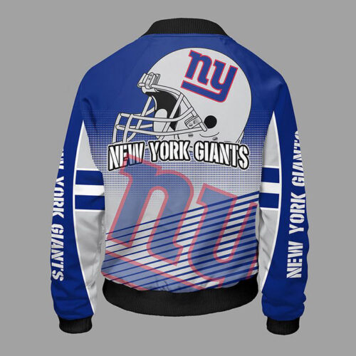 New York Giants Blue Bomber Jacket