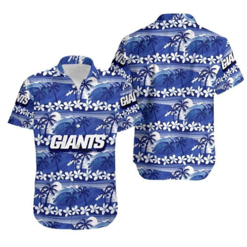 New York Giants Coconut Trees Gift For Fan Hawaii Shirt