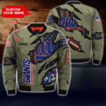 New York Giants Custom Bomber Jacket