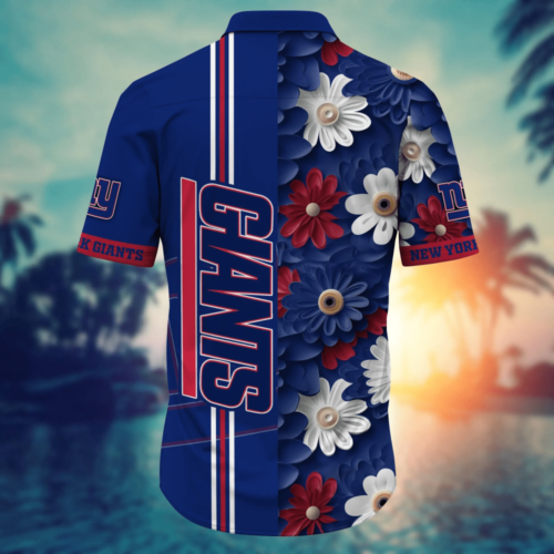 New York Giants NFL Flower Hawaii Shirt  For Fans, Summer Football Shirts NA49574