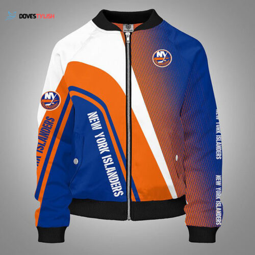 New York Islanders Orange Bomber Jacket