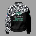 New York Jets Camouflage Green Bomber Jacket