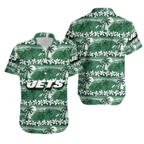 New York Jets Coconut Trees Gift For Fan Hawaii Shirt