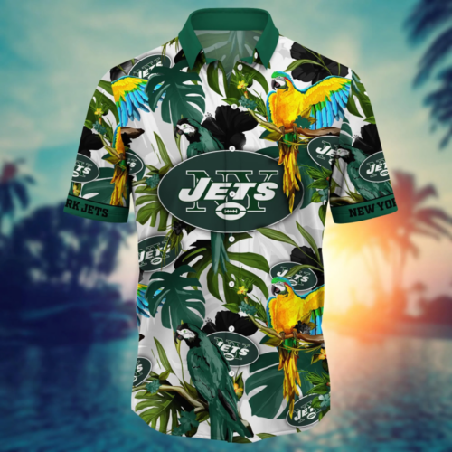 New York Jets NFL Flower Hawaii Shirt  For Fans, Summer Football Shirts