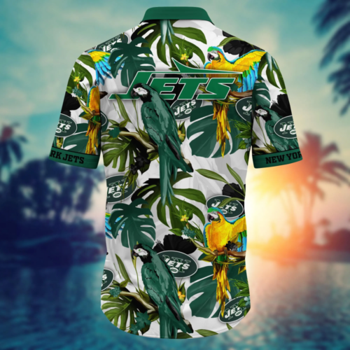 New York Jets NFL Flower Hawaii Shirt  For Fans, Summer Football Shirts